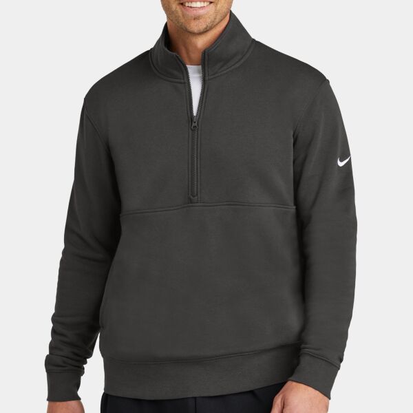 SHHS Club Fleece Sleeve Swoosh 1/2 Zip Thumbnail