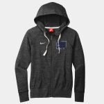 Women's Gym Vintage Full Zip Hoodie Thumbnail